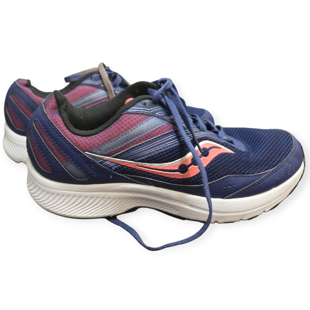 Saucony Women's Blue and Pink Athletic Shoes